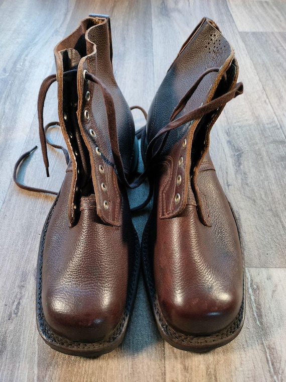 スウェーデン軍 実物 コンバットブーツ 軍靴 ヴィンテージ ワーク