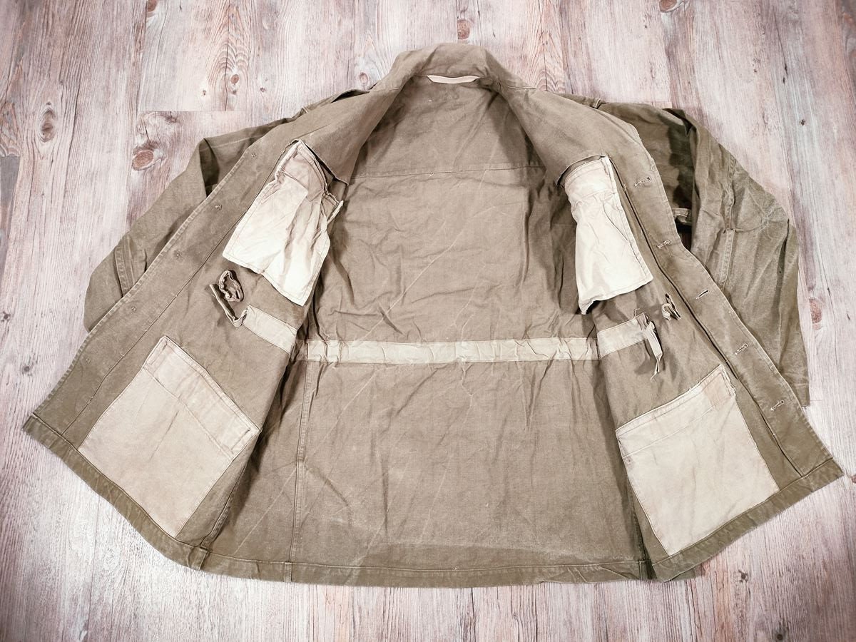 Vintage French Army M47 Jacket Heavy Khaki Canvas - 1950s - Etsy