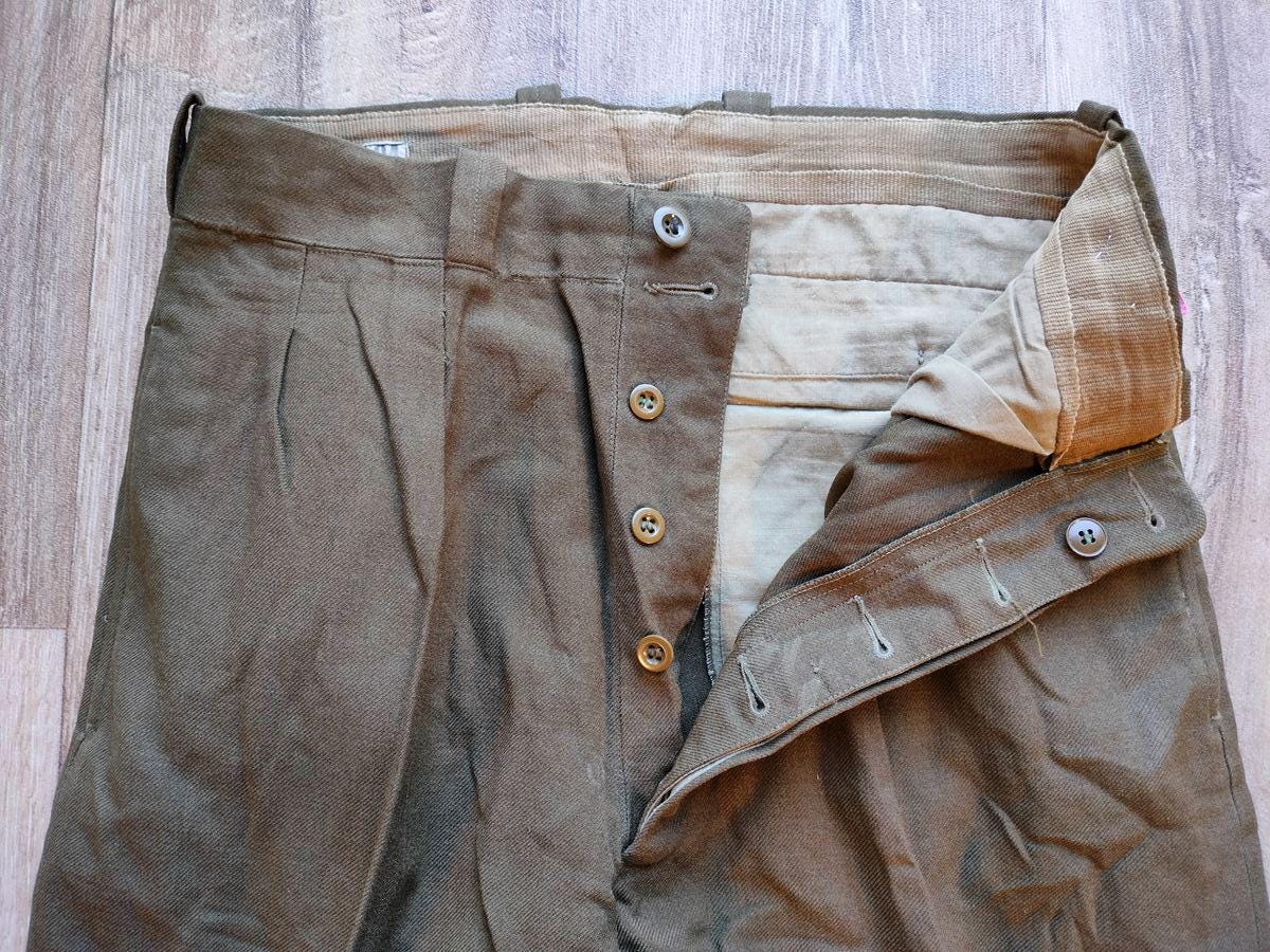 Vintage French M64 Khaki Military Trousers – Dated 1984 - Etsy