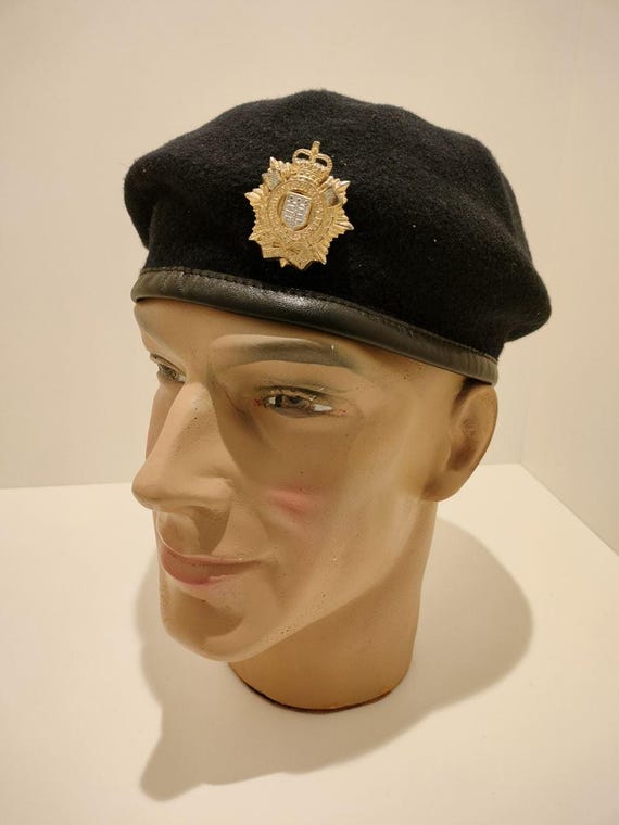 Military Blue Gray Beret - Etsy display picture 2