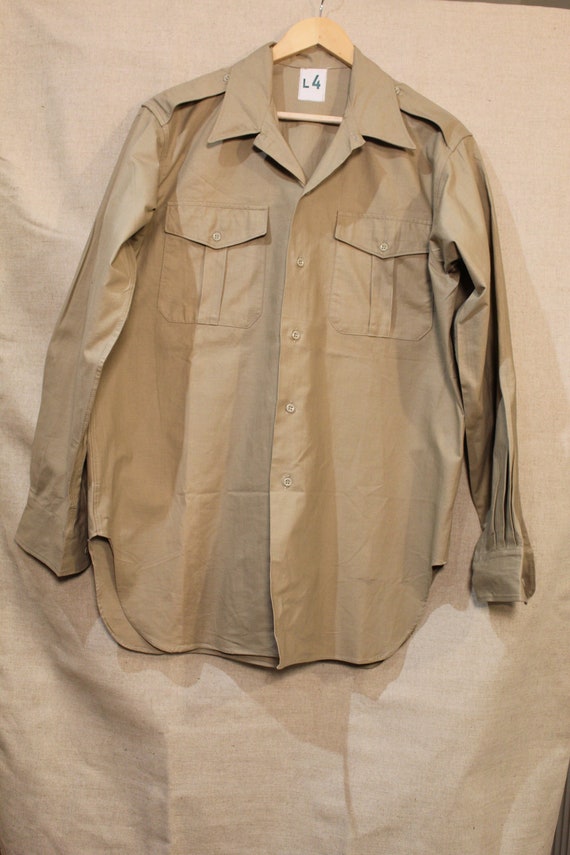 Vintage French Cotton Shirt M47 - Etsy