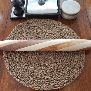 Hardwood Layered Rolling Pin | Free US Shipping | Made by Master Craftsman | Backed by Lifetime Guarantee | Black Walnut, Cherry & Maple