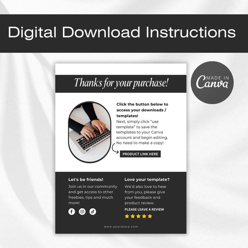 Thanks Downloding Thank You for Downloading - Etsy