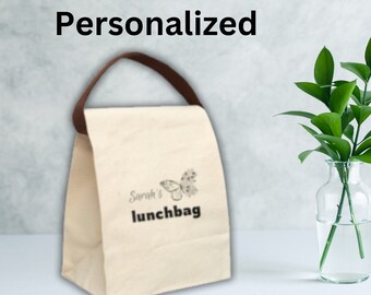 Custom Lunch Bag | Personalized Name Lunch Bags | Lunch Bag | Gift For Coworker | Gift For Friend |Gift For Office Worker | Custom Name Gift