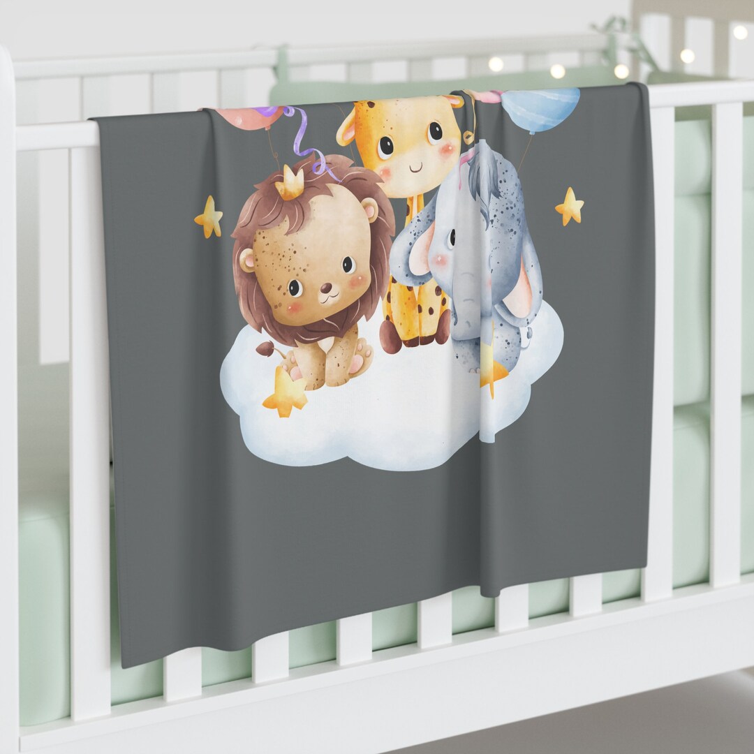 Baby Swaddle Blanket Newborn Gift Baby Lovey Blanket Animal Baby Animal