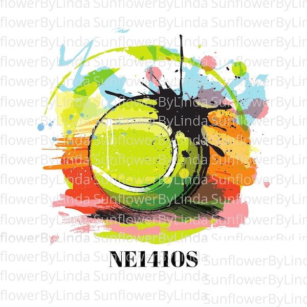 Anyone For Tennis Watercolor PNG, Watercolor Tennis Ball Sublimation Design, Tennis Ball png pdf jpg
