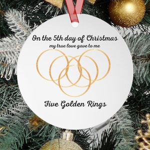 5 Golden Rings Gift Set