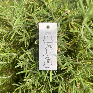 Ghost Keychain | Ghost Buddy Keychain | Friendship Keychain | Stainless Steel