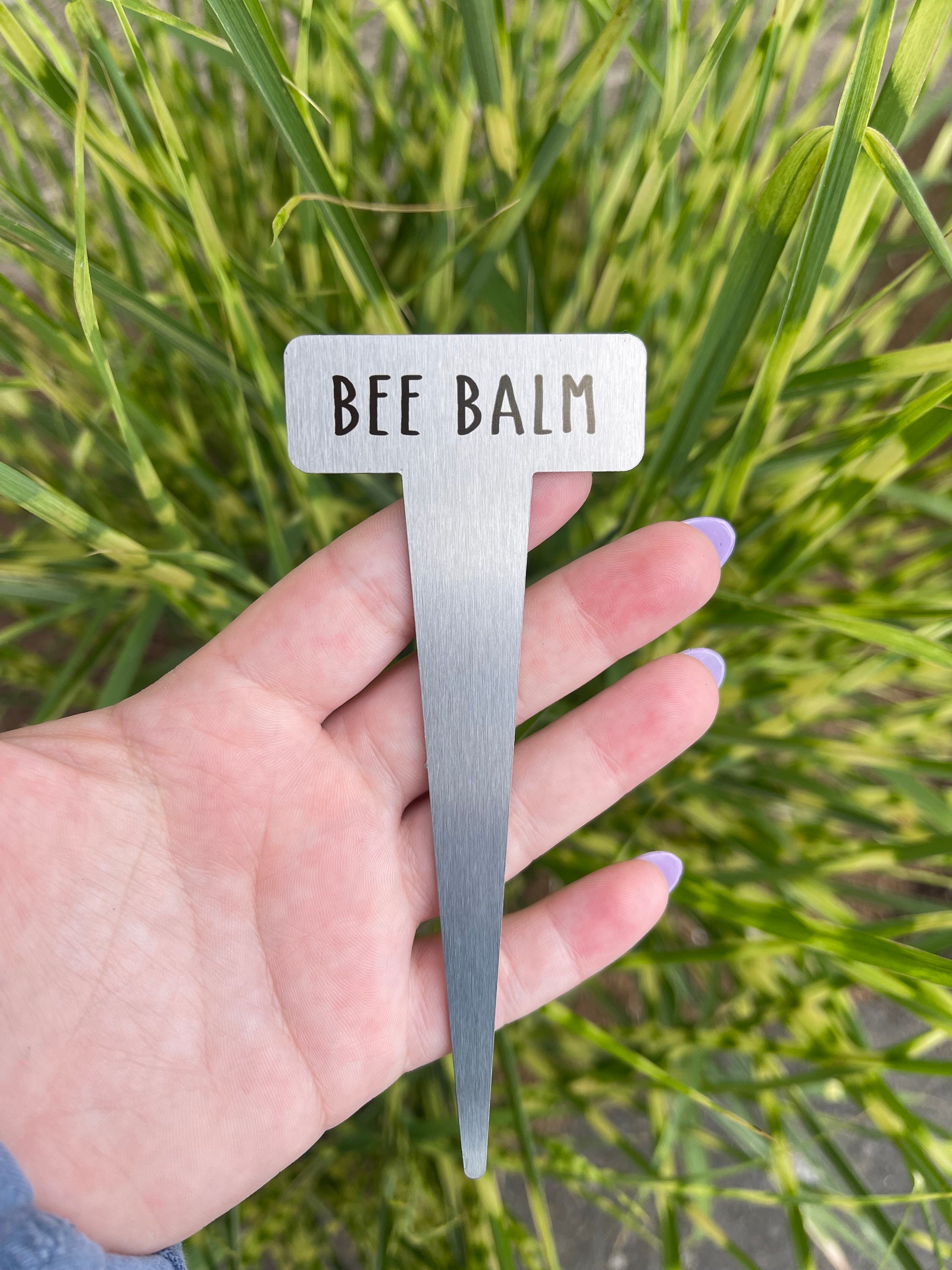 Garden Markers Metal Garden Marker Herb Label Garden Tag Etsy