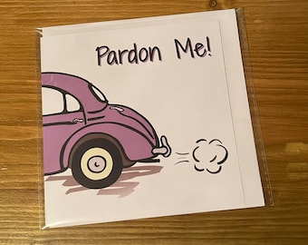 Morris Minor Greeting Card