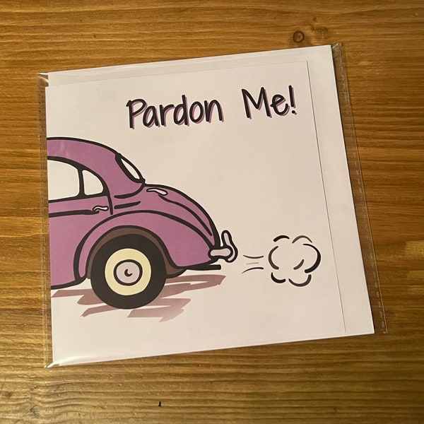 Morris Minor Greeting Card