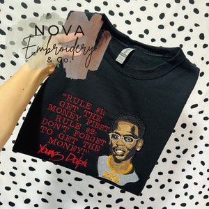 Dolph Embroidered Sweatshirt, Dolph Sweatshirt, Dolph Crewneck, Young Dolph Sweatshirt, Embroidered Young Dolph Sweatshirt