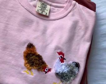 Youth Fluffy Chicken T-Shirt