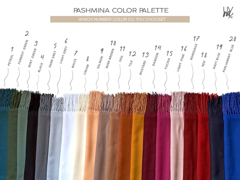 Cream Pashmina Shawl Wedding Favors for Guests in Bulk Etsy