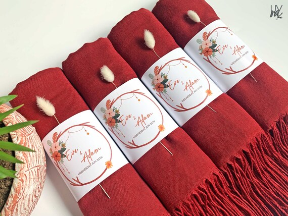 Personalized scarves in bulk deals