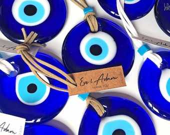 50 PCS - Evil Eye, Wedding Favors for Guests in Bulk, Rustic Boho Wedding Favors, Personalized Gifts, Bridal Shower Favors, Thank You Favors
