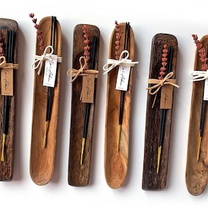 Personalized Incense Holder - Wedding Favors for Guests in Bulk, Personalized Gifts, Unique Favors, Memorial Favors, Wood Favors