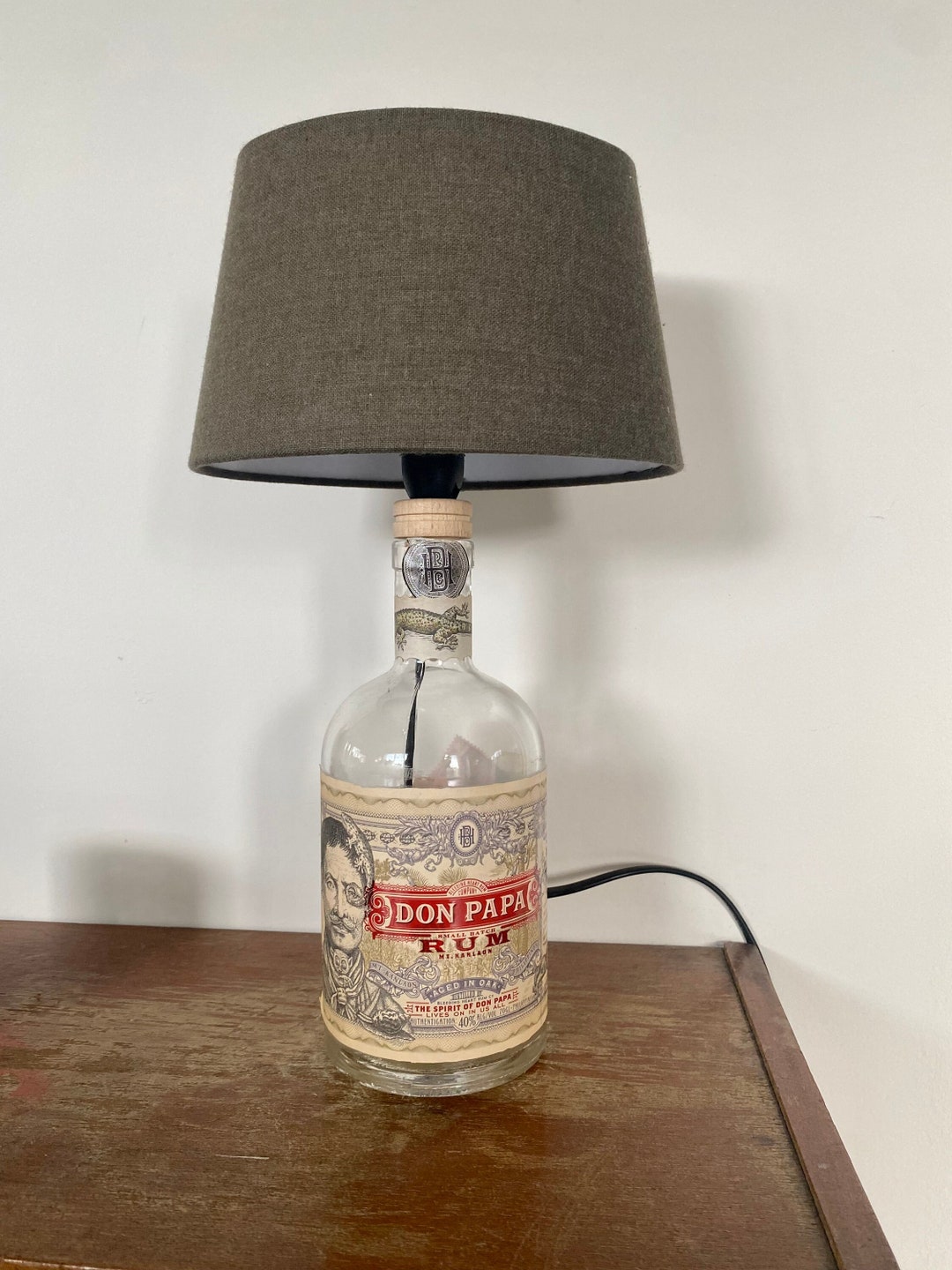 Don Papa Rum Rum Bottle Rum Lamp Bottle Lamp Cuba Cuba Gift Etsy