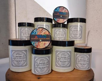 Vegan Bartbalsam & Körperbutter | Aqua Di Gio Duftende Bartbutter, Herrenpflege Essentials| Kulu Bay Bart- und Körperbutter für Männer - Geschenke