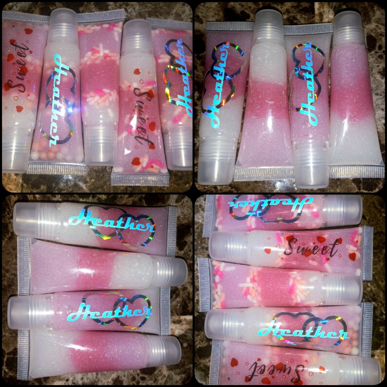 Cake Batter Flavored Lip Gloss Vegan Lip Gloss Cake Etsy