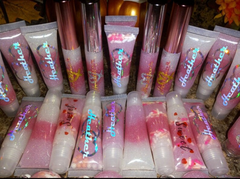 Cake Batter Flavored Lip Gloss Vegan Lip Gloss Cake Etsy