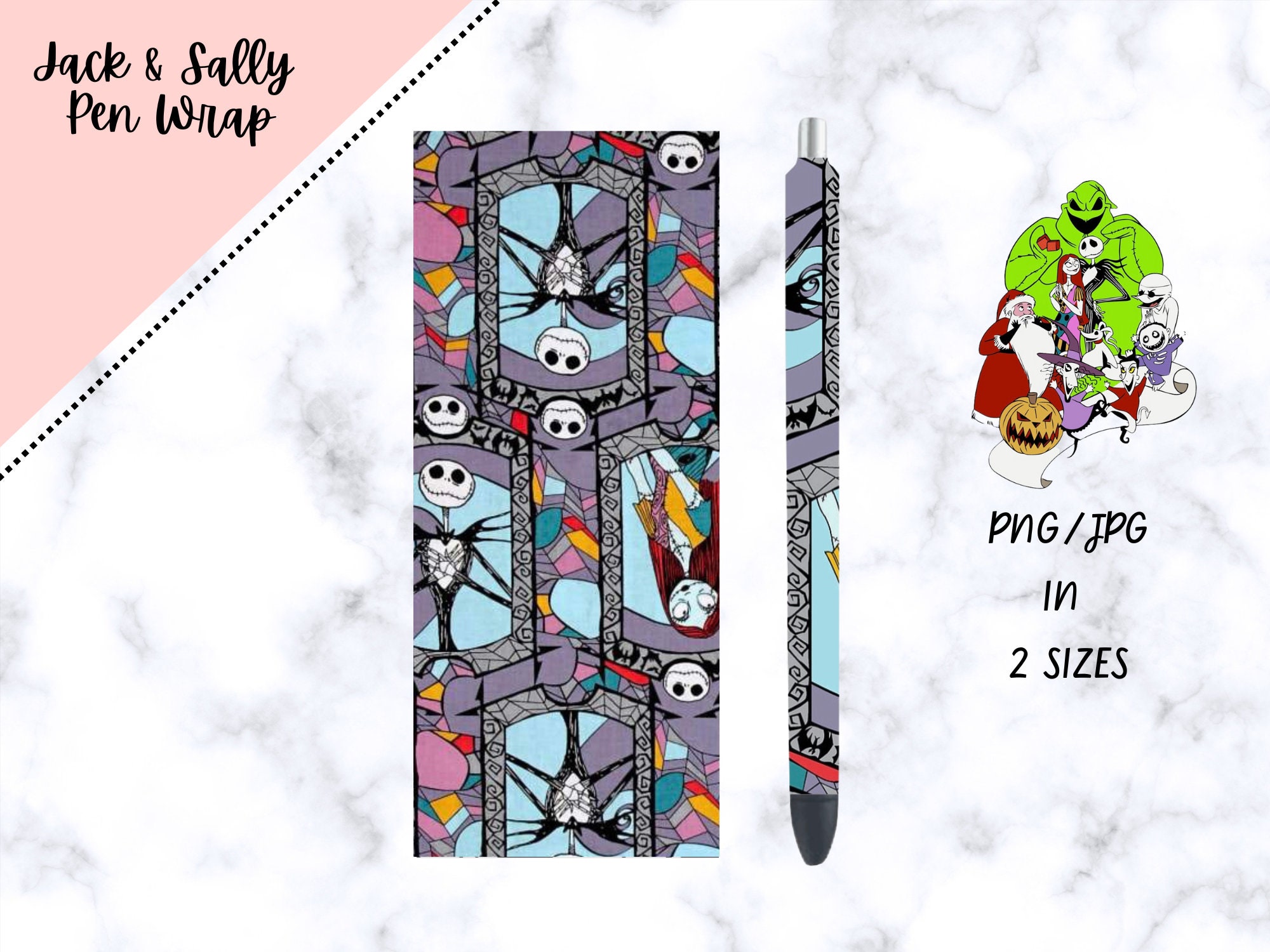 Emily Pencil Pouch Jack and Sally
