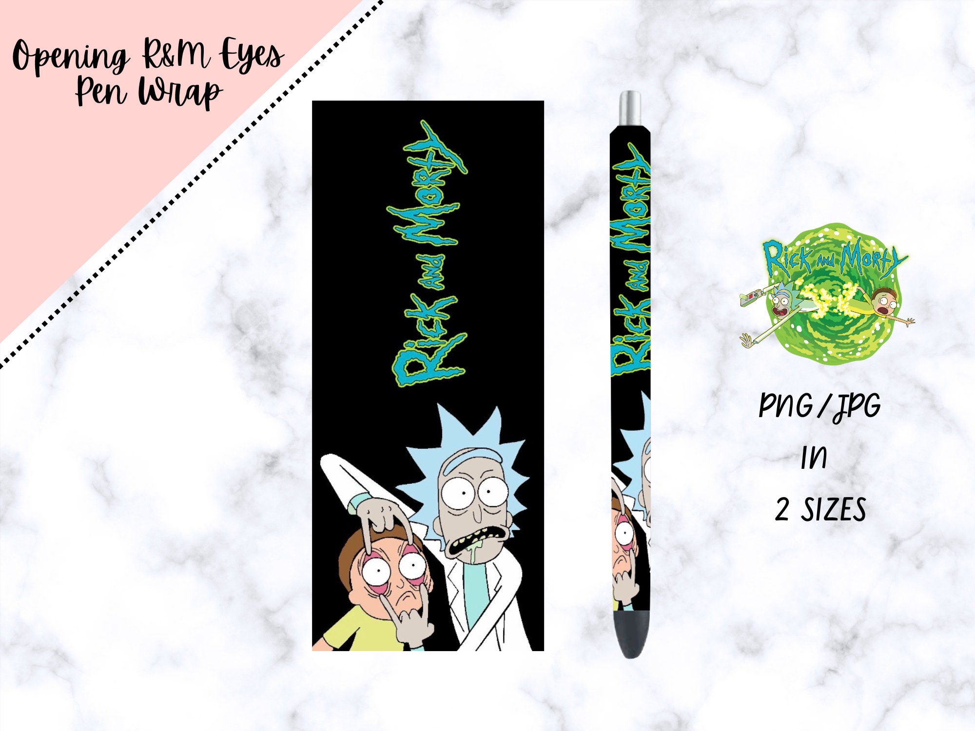 Rick and Morty Spiritual Rick w 3rd Eye Sticker by Carter Briar - Pixels