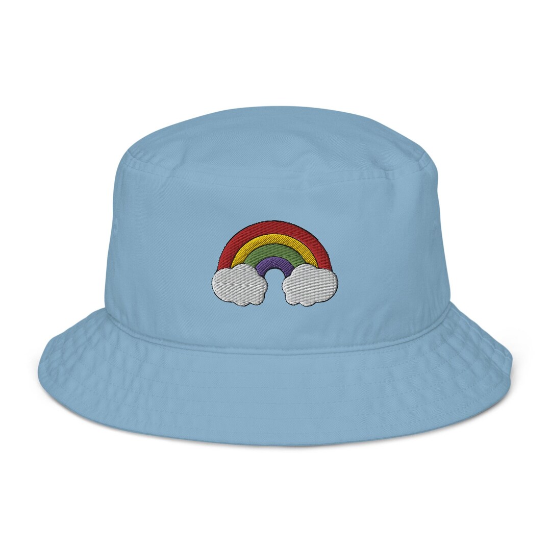 Rainbow Bucket Hat Multiple Colors Unisex Bucket Hat Rainbow Etsy