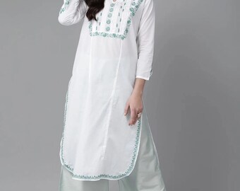 Hand Embroidered Kurta Set