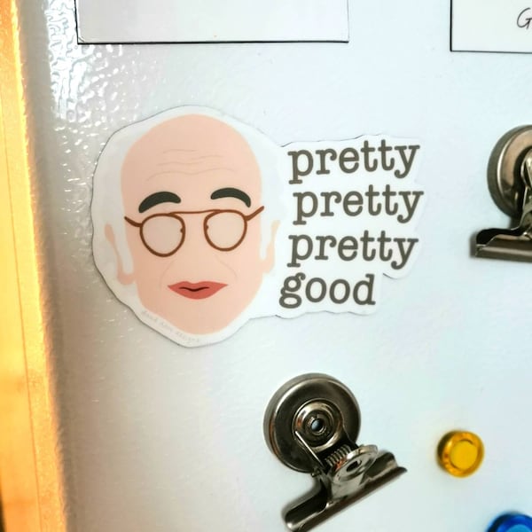 Larry David fridge magnet