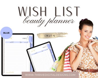 Digital Beauty Wish List Book: Makeup, Skincare, & More (PDF)