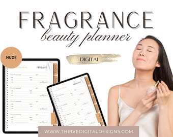 Fragrance Planner: Digital Beauty Inventory, Weekly Lineups (PDF)