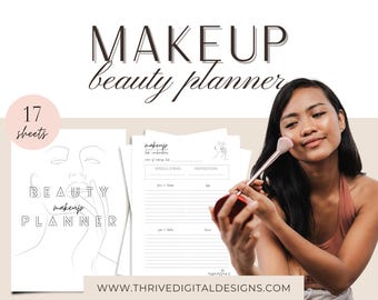 Makeup Planner Printables: Inventory, Wish Lists, Empties (PDF Download)