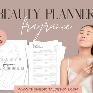Fragrance Printables | Perfume Inventory | Weekly Lineups | Layering Combinations | New Launches | A5 | A4 | Letter | Classic Happy Planner