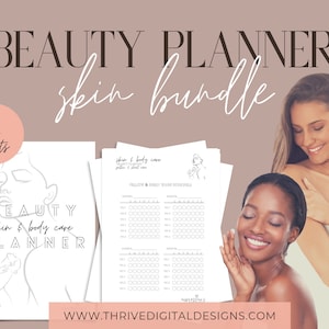 Huidbundel printables | Voorraden | Zorgroutines | Maandelijks leeggoed | Verlanglijstjes | Afspraken | A5 | A4 | Brief | Gelukkig Planner