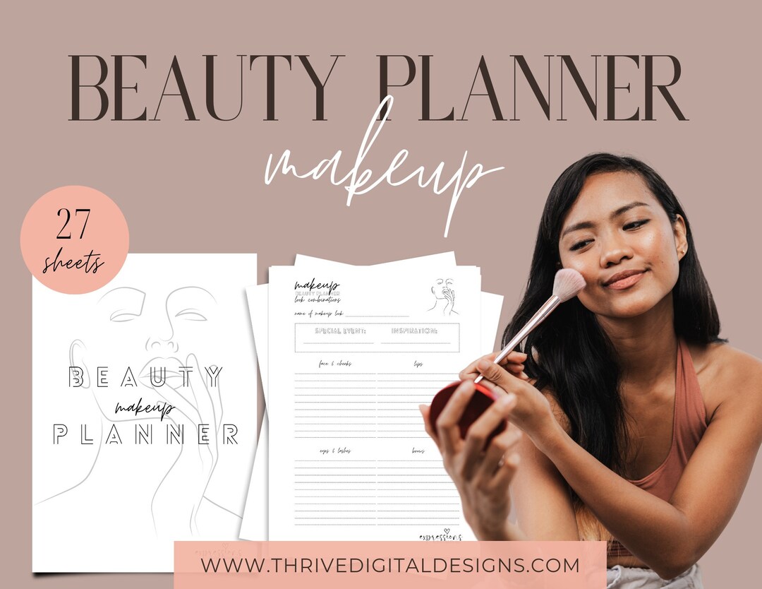 Makeup Printables | Product Inventory | Favorite Looks | Monthly ...