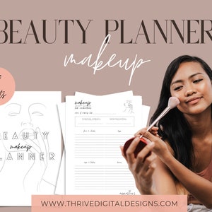 Make-up printables | Productinventaris | Favoriete looks | Maandelijks leeggoed | Verlanglijstjes | Wimperafspraken | A5 | A4 | Brief | Gelukkig Planner