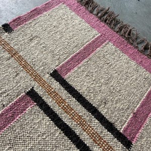 Hand Woven Rug, Rugs For Living Room Bohemian Rug Handmade Kilim Rug Cutsom Size Bedroom Rug Vintage Wool Jute Rug Kilim Runner Rug Area Rug