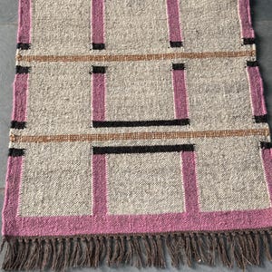 Hand Woven Rug, Rugs For Living Room Bohemian Rug Handmade Kilim Rug Cutsom Size Bedroom Rug Vintage Wool Jute Rug Kilim Runner Rug Area Rug