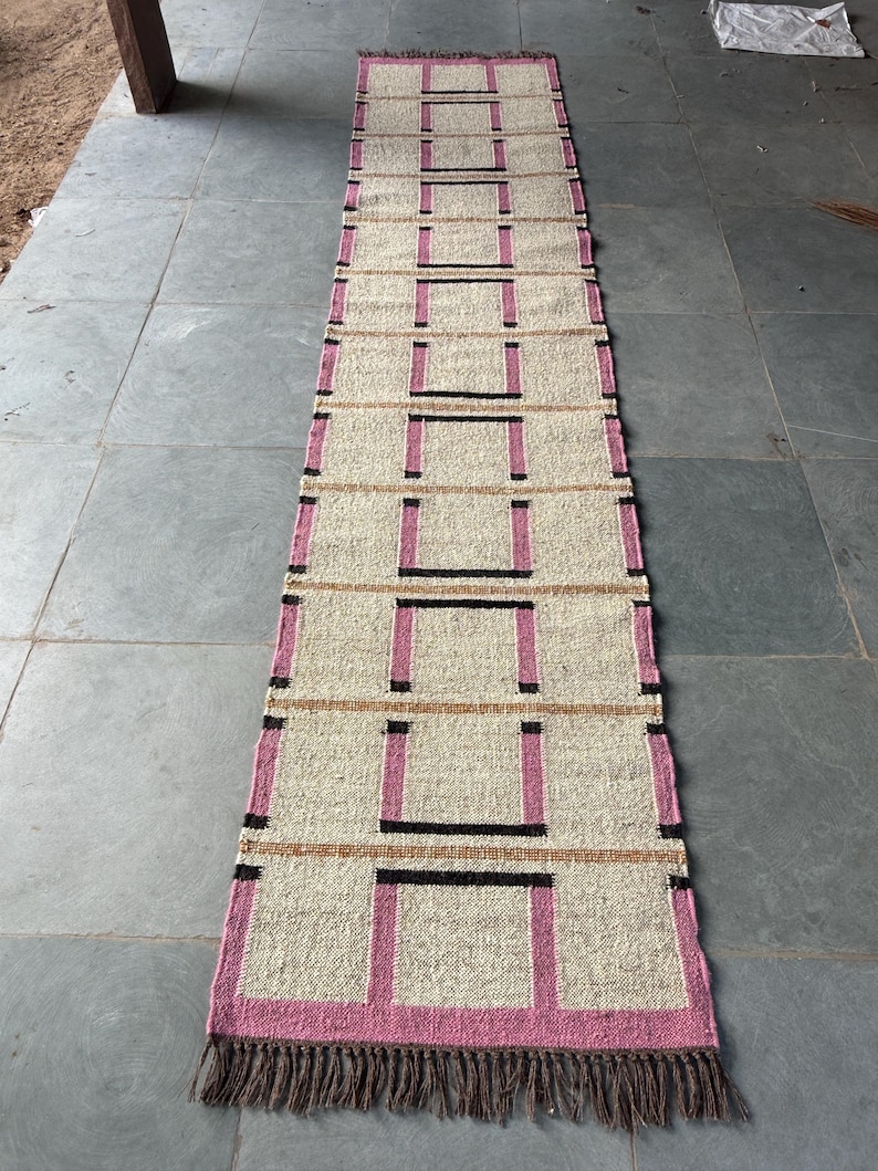 Hand Woven Rug, Rugs For Living Room Bohemian Rug Handmade Kilim Rug Cutsom Size Bedroom Rug Vintage Wool Jute Rug Kilim Runner Rug Area Rug