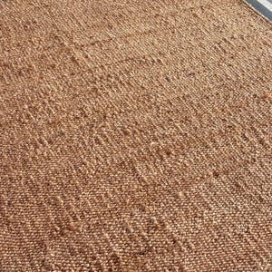 Handmade Hemp Rug | Hallway Runner Rug  Natural Runner Rug Living Room Rug Farmhouse Area Rug Large Runner Rug  Handwoven Textured Rug 8x10