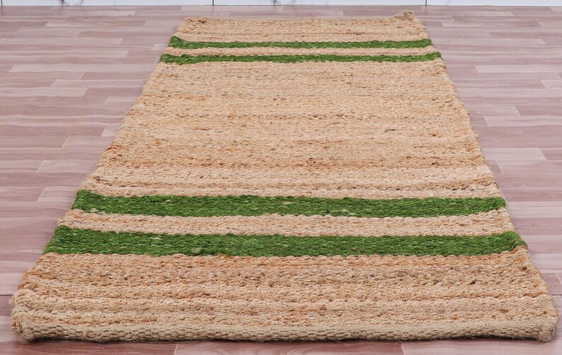 Handwoven Jute Rug Hemp Runner Large Area Hallway Runner Eco Friendly Rug Living Room Handmade Bohemian, Eco Friendly Rug Boho Rug