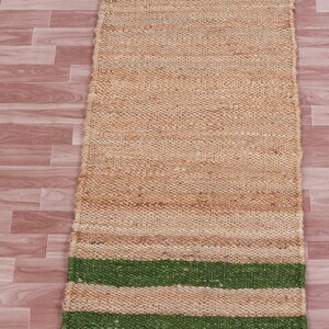Handwoven Jute Rug Hemp Runner Large Area Hallway Runner Eco Friendly Rug Living Room Handmade Bohemian, Eco Friendly Rug Boho Rug