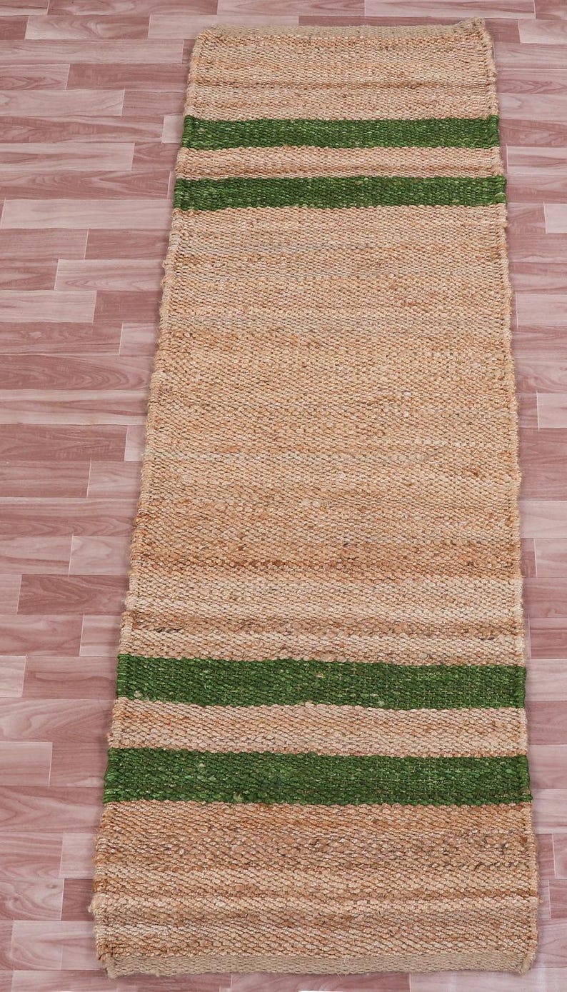 Handwoven Jute Rug Hemp Runner Large Area Hallway Runner Eco Friendly Rug Living Room Handmade Bohemian, Eco Friendly Rug Boho Rug