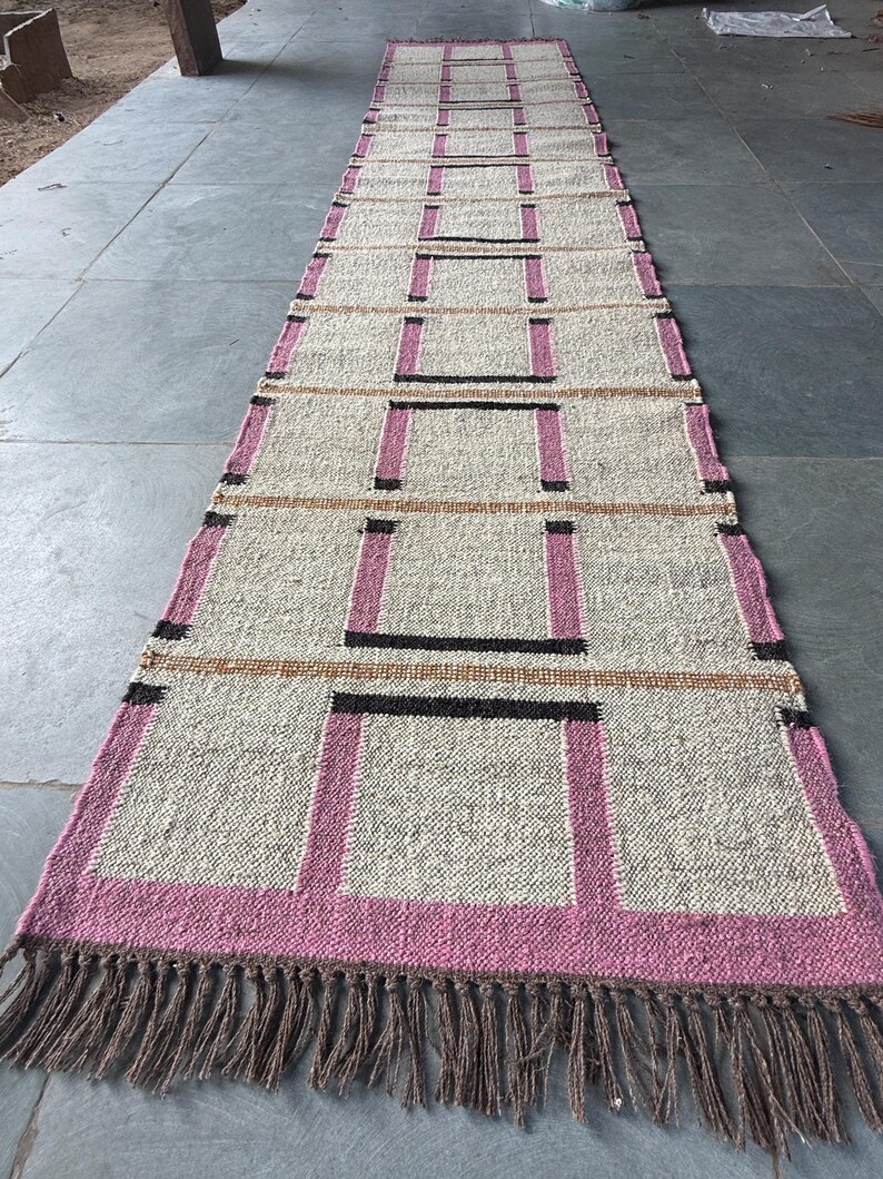 Hand Woven Rug, Rugs For Living Room Bohemian Rug Handmade Kilim Rug Cutsom Size Bedroom Rug Vintage Wool Jute Rug Kilim Runner Rug Area Rug