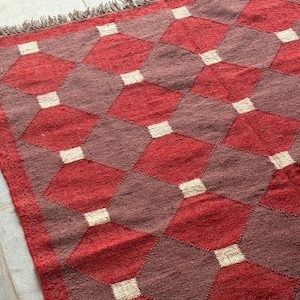 Wool Jute Rug Handwoven Rug Boho Rug Vintage Decor Rug Hallway Kilim Runner  Custom Size Rug Bohemian Rug BedRoom Rug living Room Rug 8x10