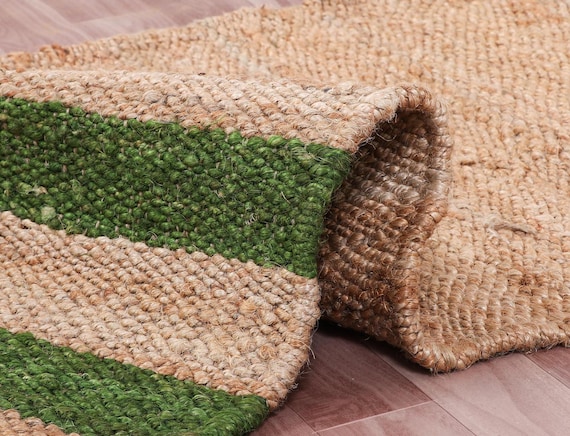 Handwoven Jute Rug Hemp Runner Large Area Hallway Runner Eco Friendly Rug Living Room Handmade Bohemian, Eco Friendly Rug Boho Rug