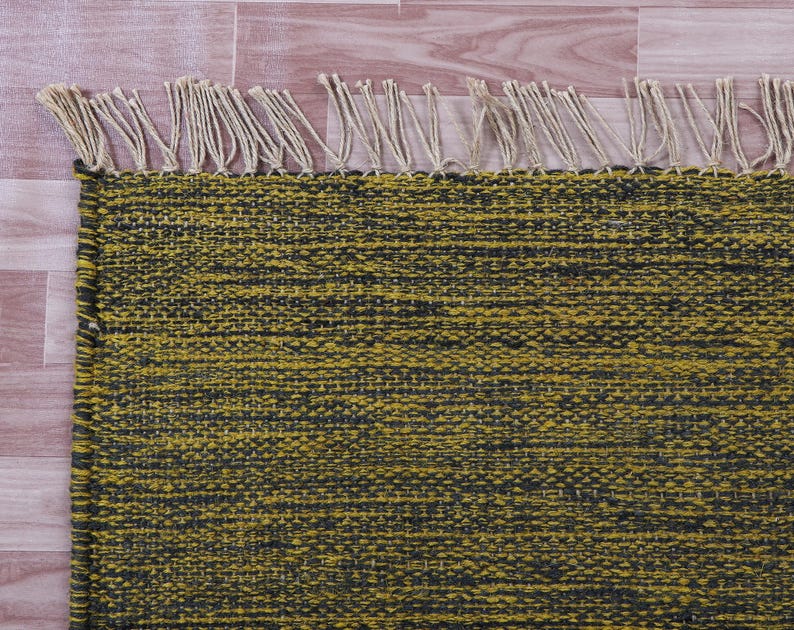 Handwoven Hemp Rug For Living Room Rug Large Area Rug 8x10 Jute Rug Braided Rug Vintage Rug Hallway Runner Rug Custom Rug Housewarming Gift