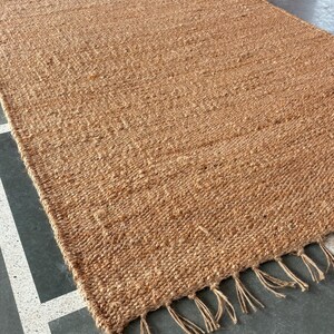 Handmade Hemp Rug | Hallway Runner Rug  Natural Runner Rug Living Room Rug Farmhouse Area Rug Large Runner Rug  Handwoven Textured Rug 8x10