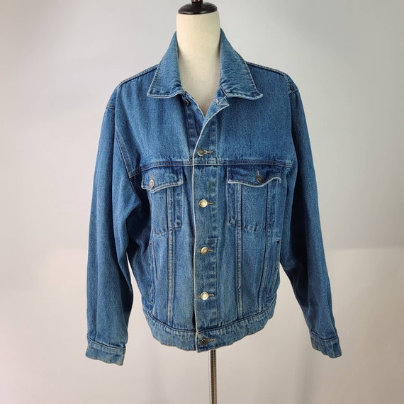 Wrangler Hero Blue Denim Vintage Jean Jacket Coat… - image 1